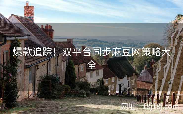 爆款追踪！双平台同步麻豆网策略大全